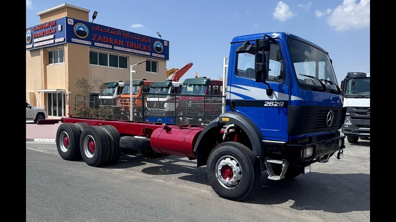 MERCEDES BENZ 2629 LONG CHASSIS 6X4 TRUCK