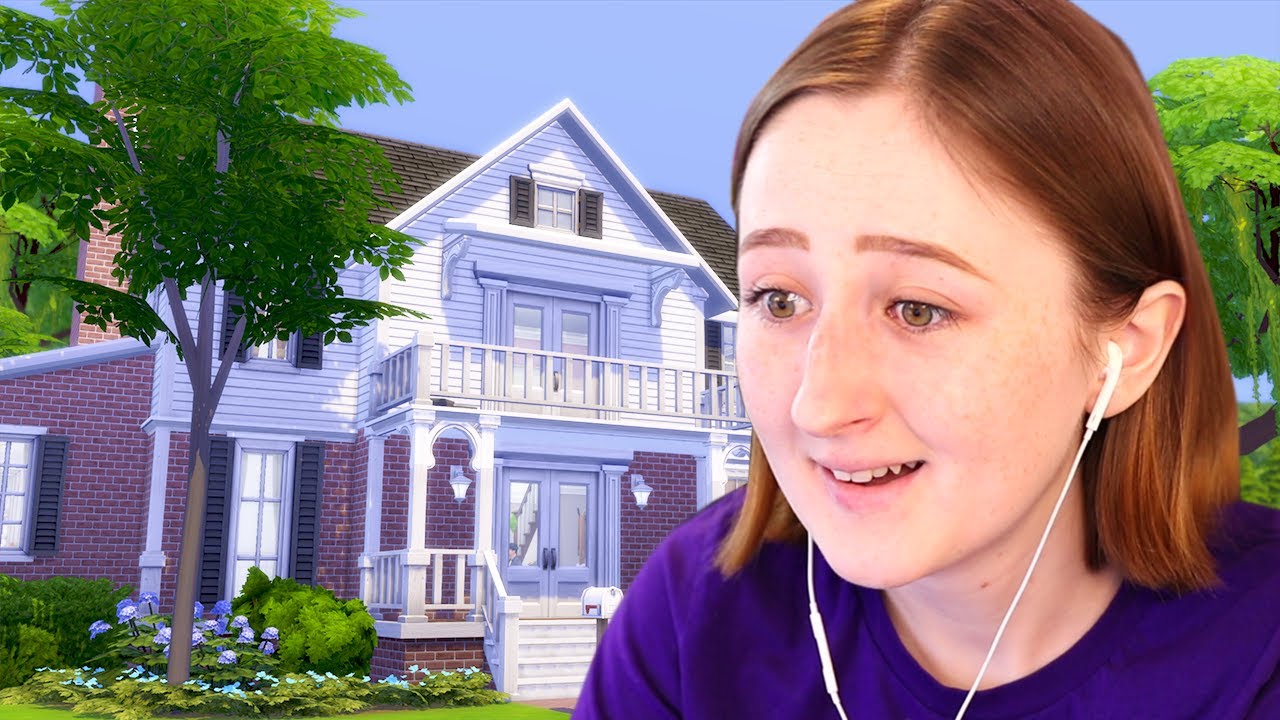 I tried to build a cheap house that looks expensive in The Sims 4