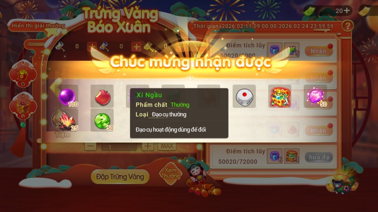 Mở Bát Đầu Năm Đập Trứng | Vũ Ròm Gunny Origin