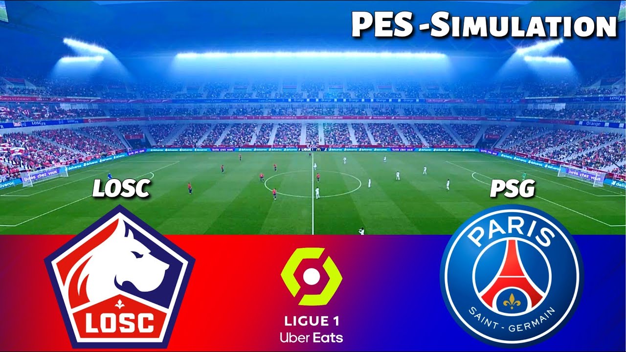 🔴LIVE || LOSC Lille vs Paris Saint-Germain F.C. - Ligue 1 2025/26 | PES 21 Simulation