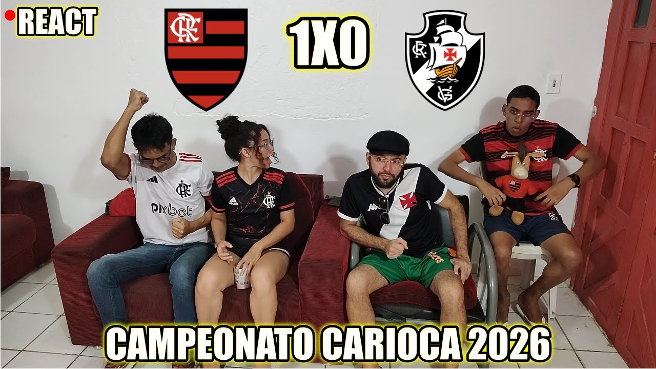 REAÇÕES VASCAÍNAS FLAMENGO 1 X 0 VASCO CAMPEONATO CARIOCA 2026