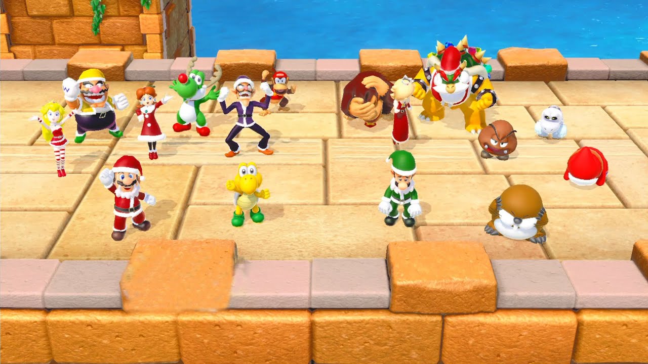 【スーパー マリオパーティ】マリオ vs ルイージ vs モンティ・モール vs クッパ・トルーパ（COM最強マスター）