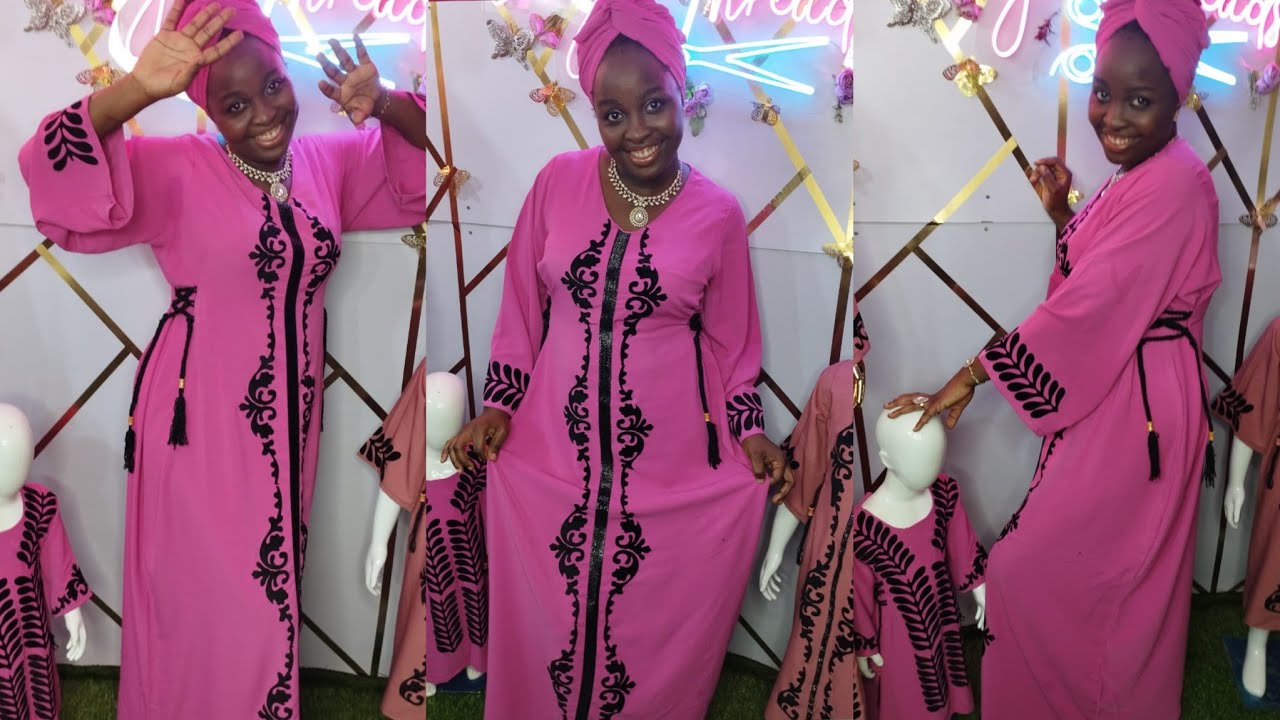 How to make a Side Laced ABAYA BUBU DRESS with FLOCK DESIGN