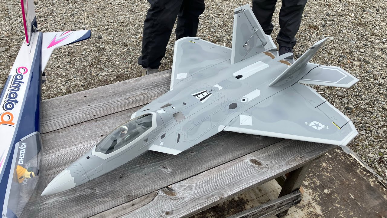 F-22ラプターTB氏フライト【ラジコン飛行機】【趣味】【ダクト】