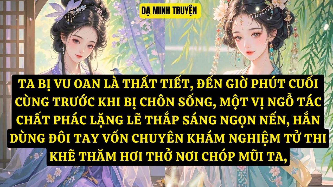 TRUYỆN: TA BỊ VU OAN LÀ THẤT TIẾT, ĐẾN GIỜ PHÚT CUỐI CÙNG TRƯỚC KHI BỊ CHÔN SỐNG, MỘT VỊ NGỖ  DM200