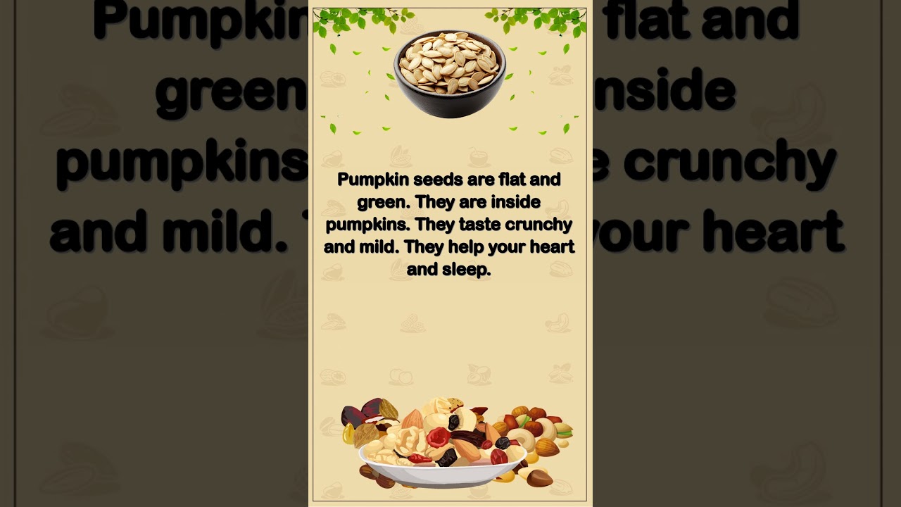 English Listening for Beginners | Amazing Benefits of Pumpkin Seeds #learnenglish #englishlistening
