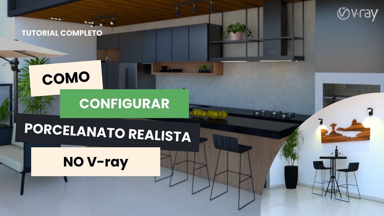 Como Configurar Material de Porcelanato Realista no V-Ray