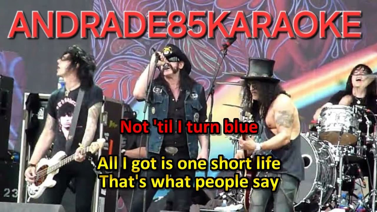 SLASH FEAT LEMMY KILMISTER - DOCTOR ALIBI KARAOKE
