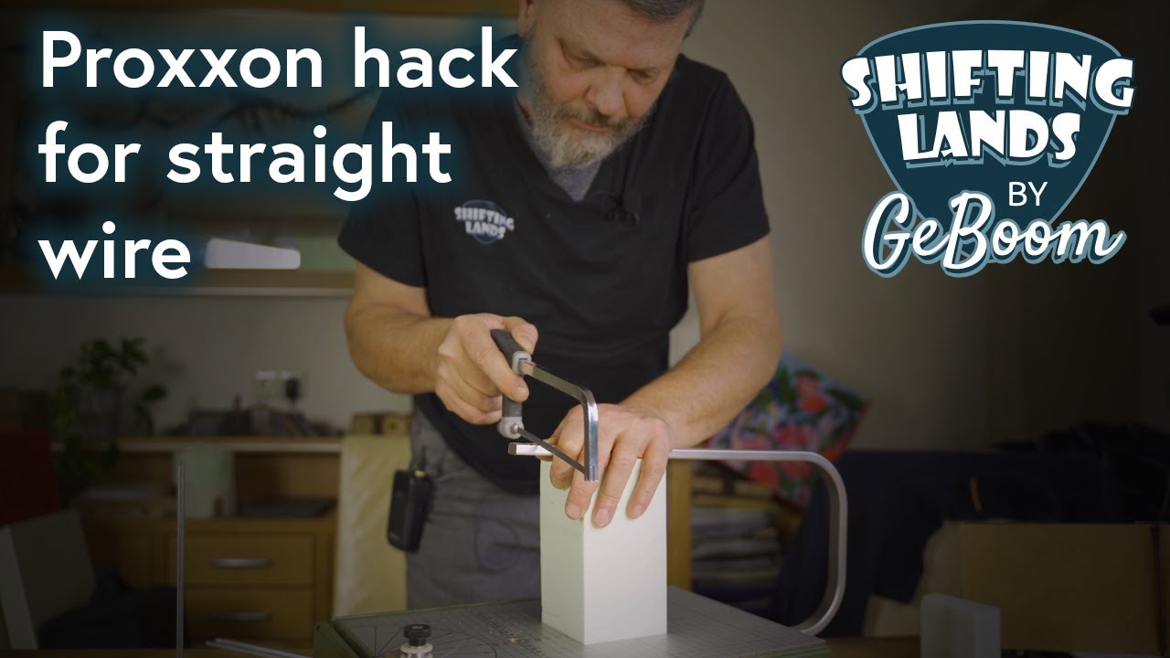 Proxxon Hotwire Cutter Hack for the Straightest Wire possible