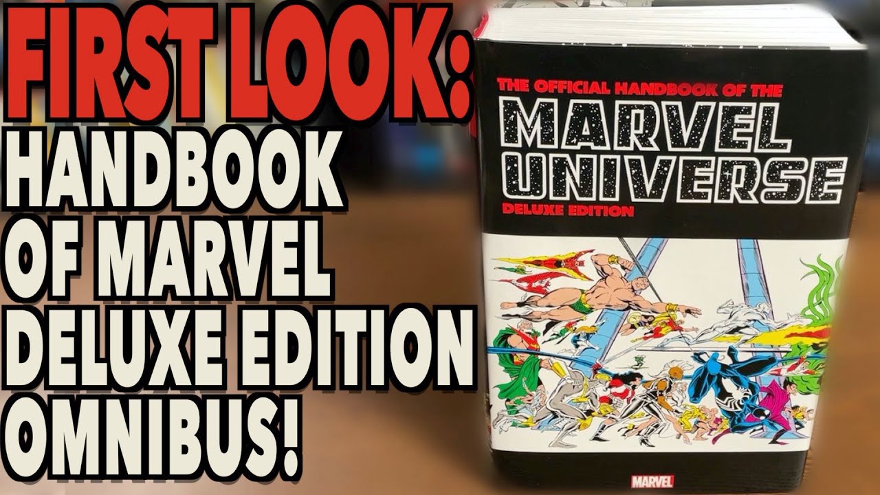 FIRST LOOK: OFFICIAL HANDBOOK MARVEL UNIVERSE DELUXE EDITION OMNIBUS!