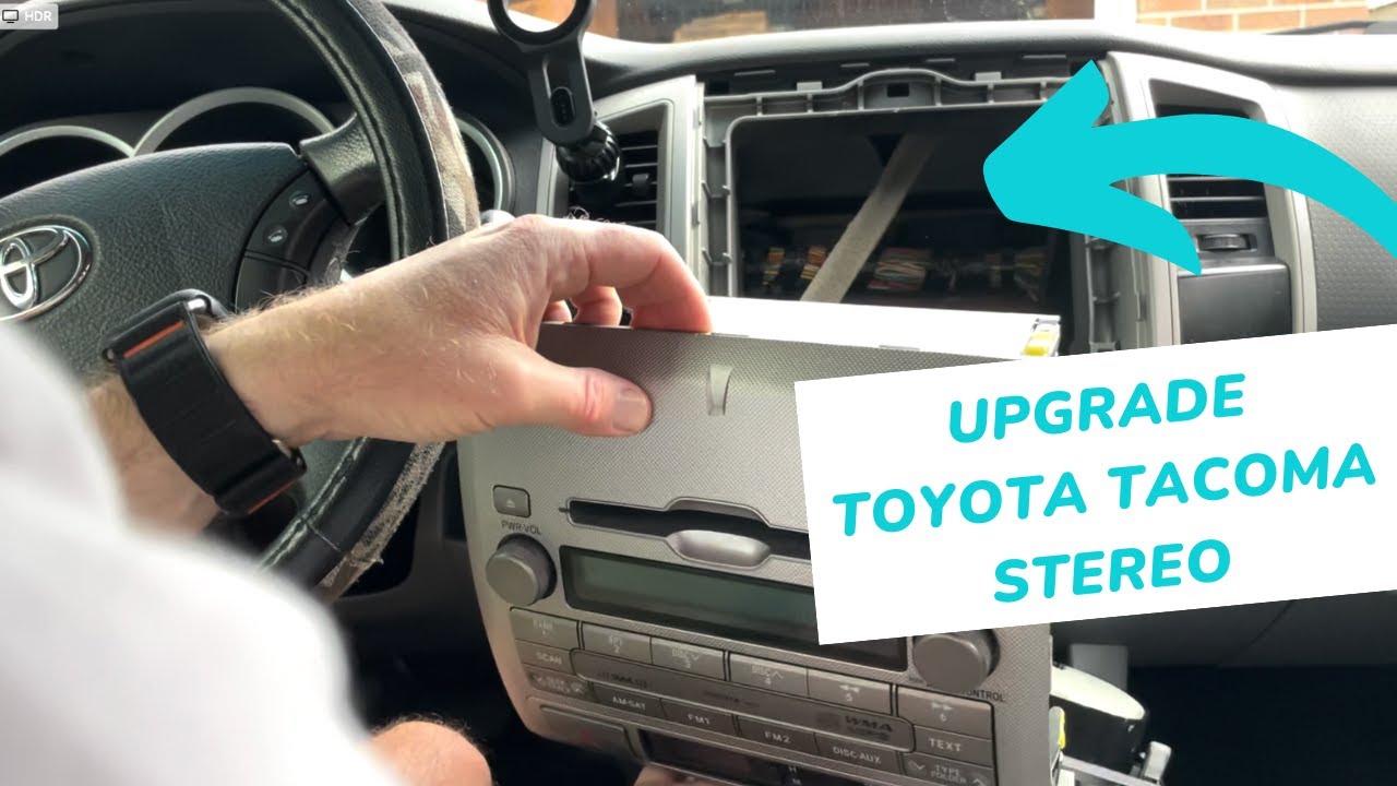 Как снять и заменить стереосистему Toyota Tacoma — Dasaita