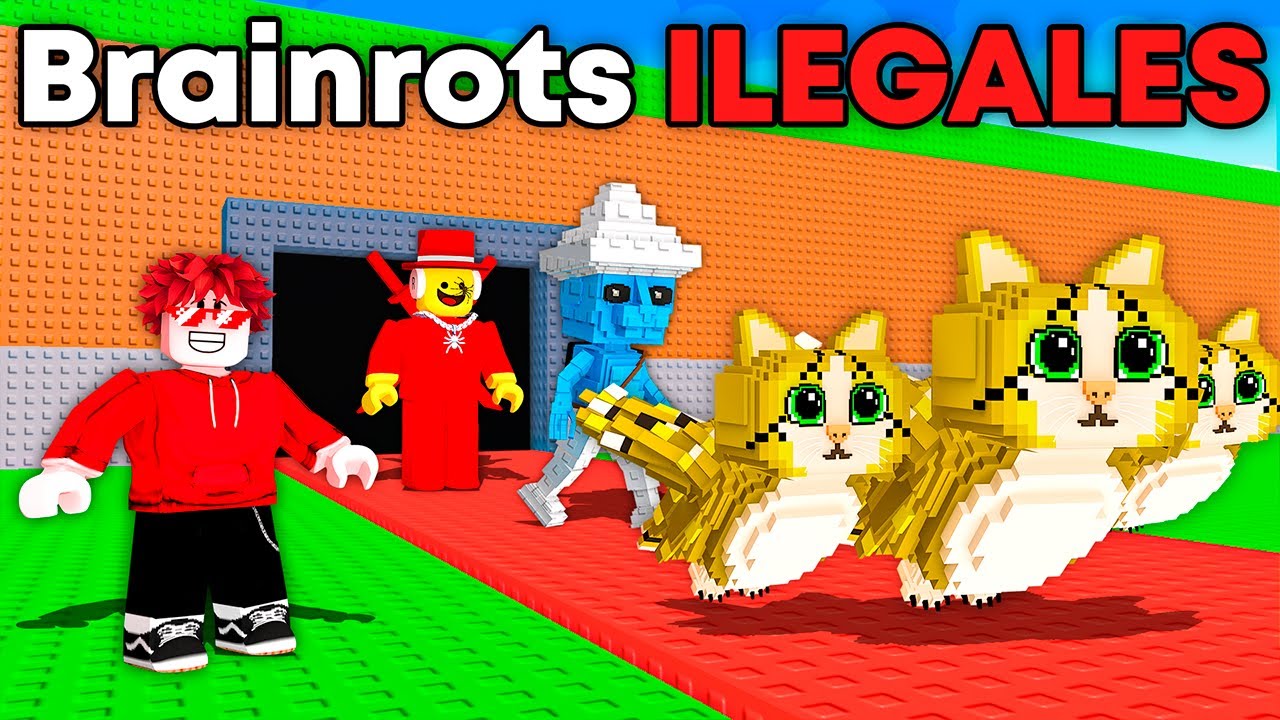 Consegui BRAINROTS ILEGALES en Steal A Brainrot...