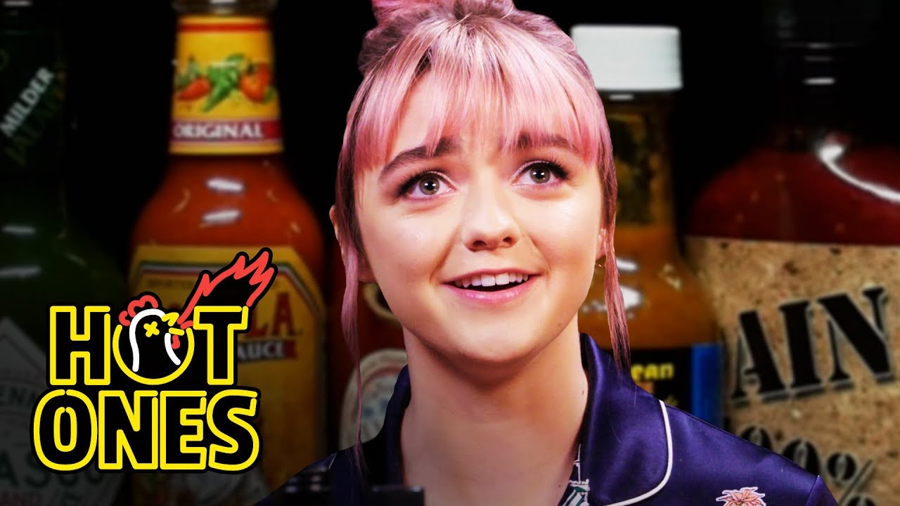 Maisie Williams Shivers Uncontrollably While Eating Spicy Wings | Hot Ones