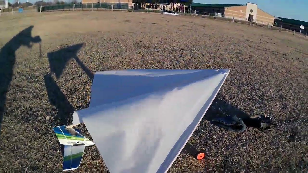 HobbyKing/Dynam AutoG2 With Rogallo Wing Flew Great Until it Crashed
