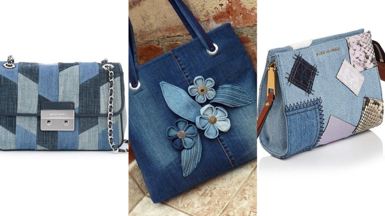 Denim Handbags || Denim DIY Handbags || Ladies Handbags