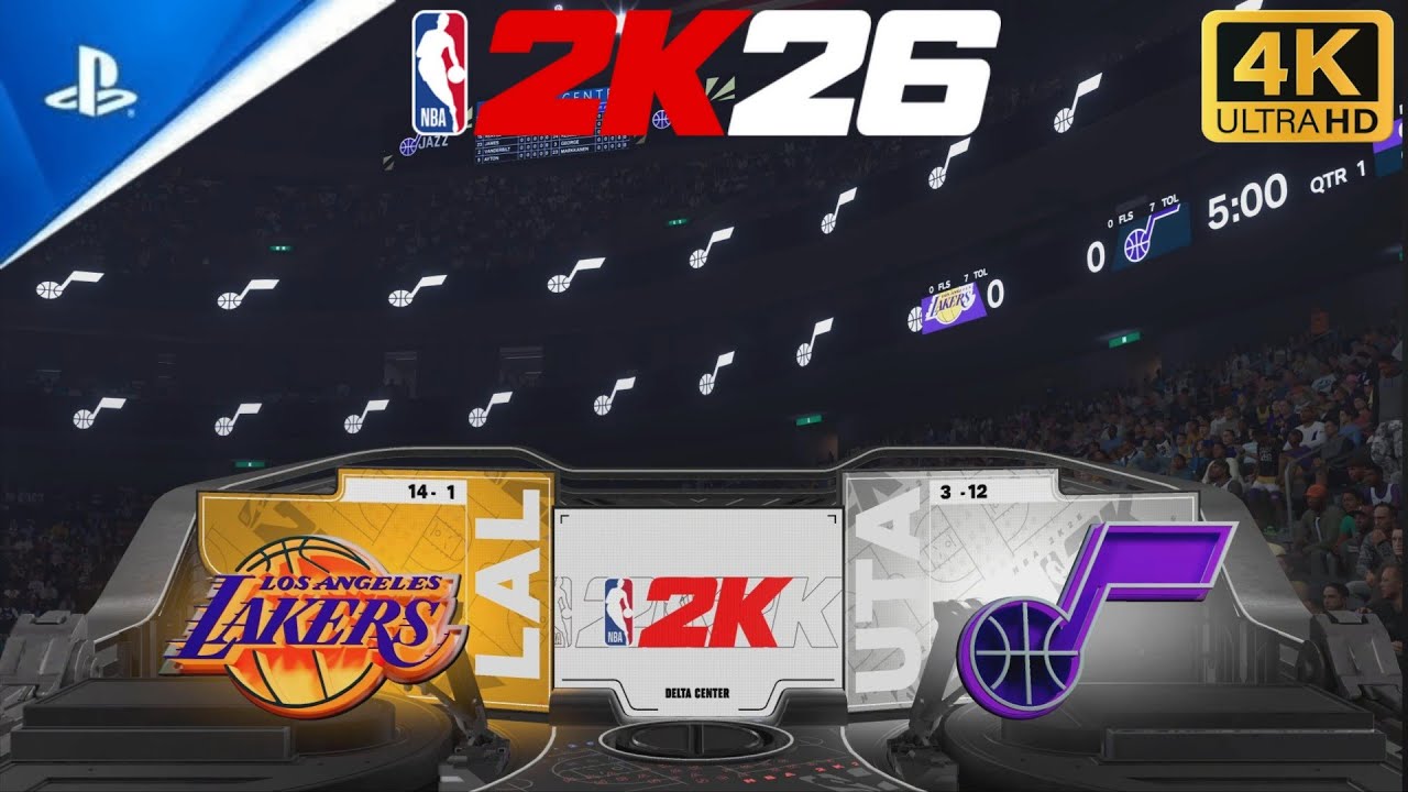 NBA 2K26 - Los Angeles Lakers vs Utah Jazz | MyNBA [Game 16]