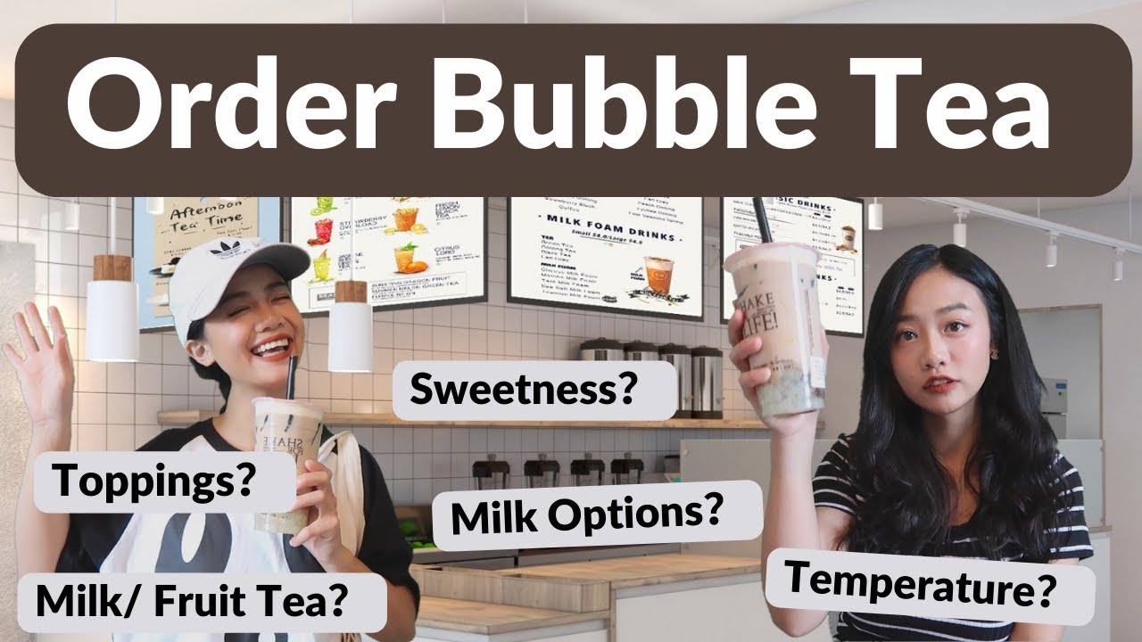 How to Order Bubble Tea in Chinese | Chinese Conversation in Bubble Tea Shop