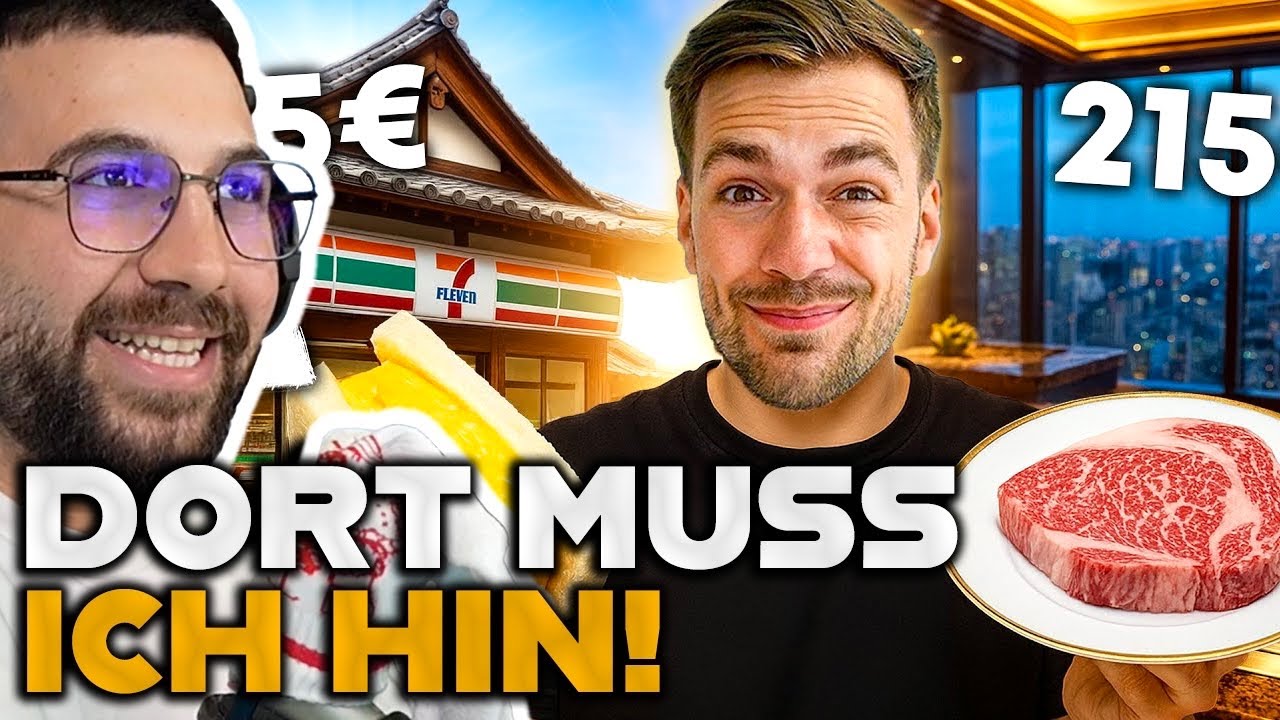 ICH FINDE DAS SOGAR G&Uuml;NSTIG?! 😍🤔 Mert reagiert auf Teuer vs Billig Essen in Japan 🔥 