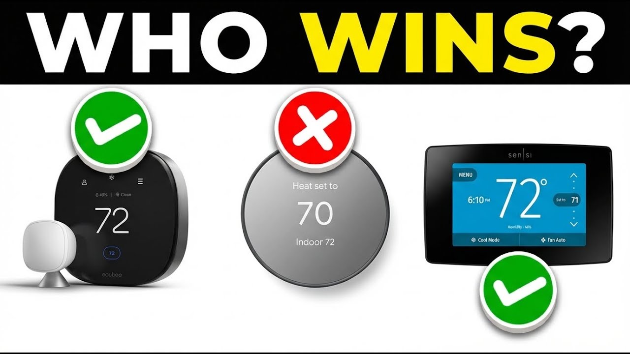 TOP 5 BEST THERMOSTATS for HOME 2026 | Best SMART THERMOSTATS on AMAZON