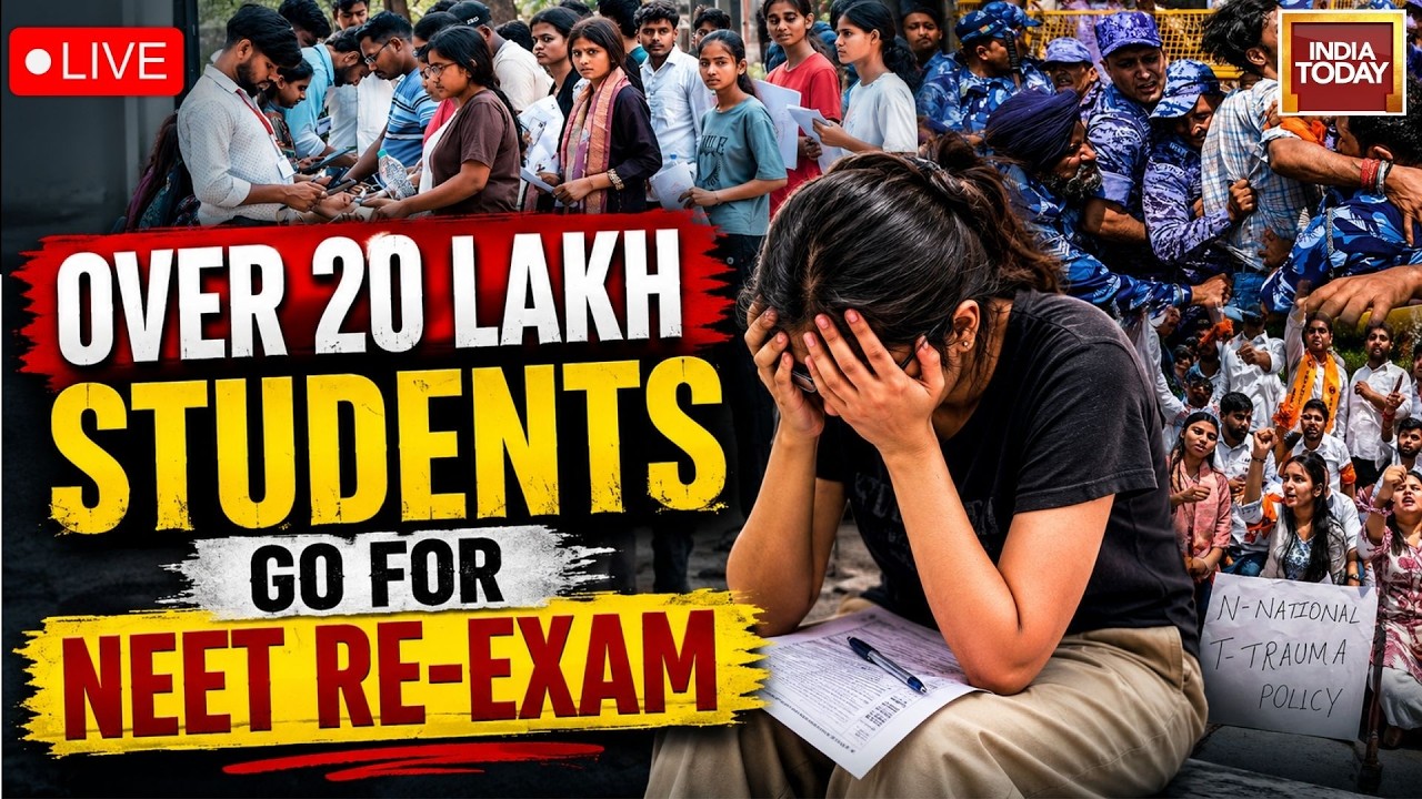 Neet Exam News LIVE: NEET-UG 2026 Re-Exam Today | AI Surveillance & Jammers Deployed | India Today