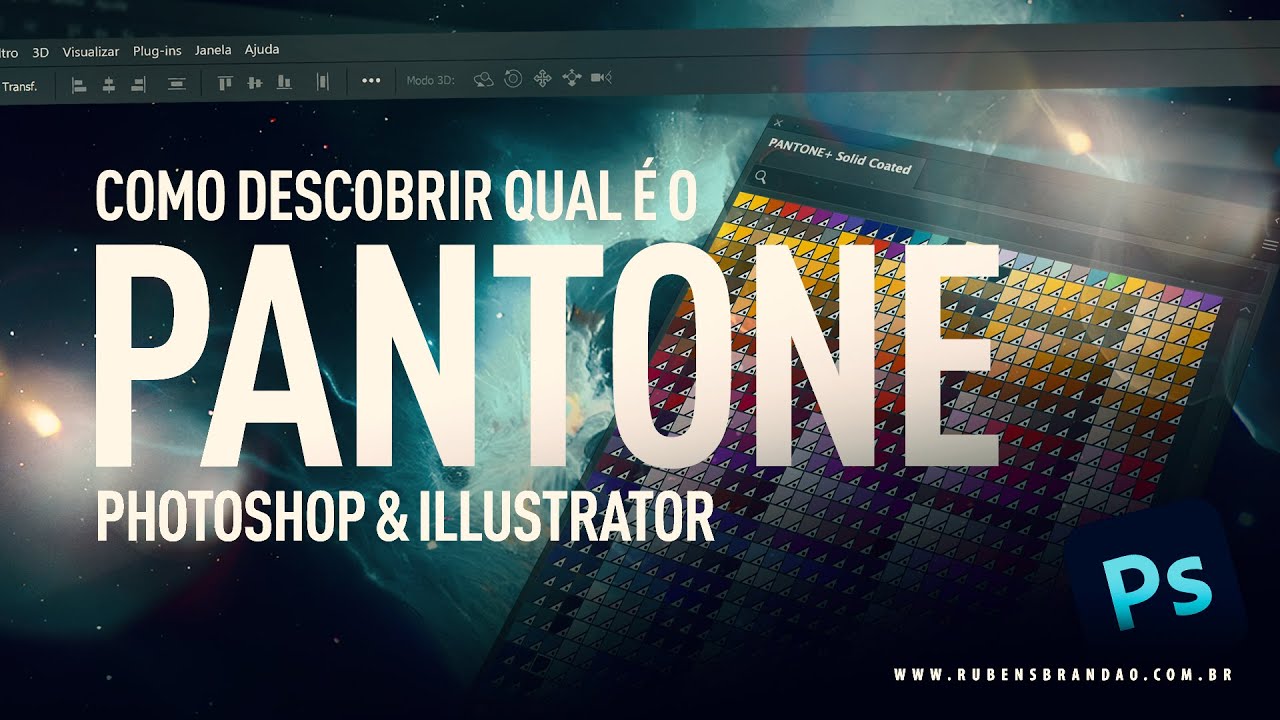 COMO DESCOBRIR A COR PANTONE (Photoshop & Illustrator)