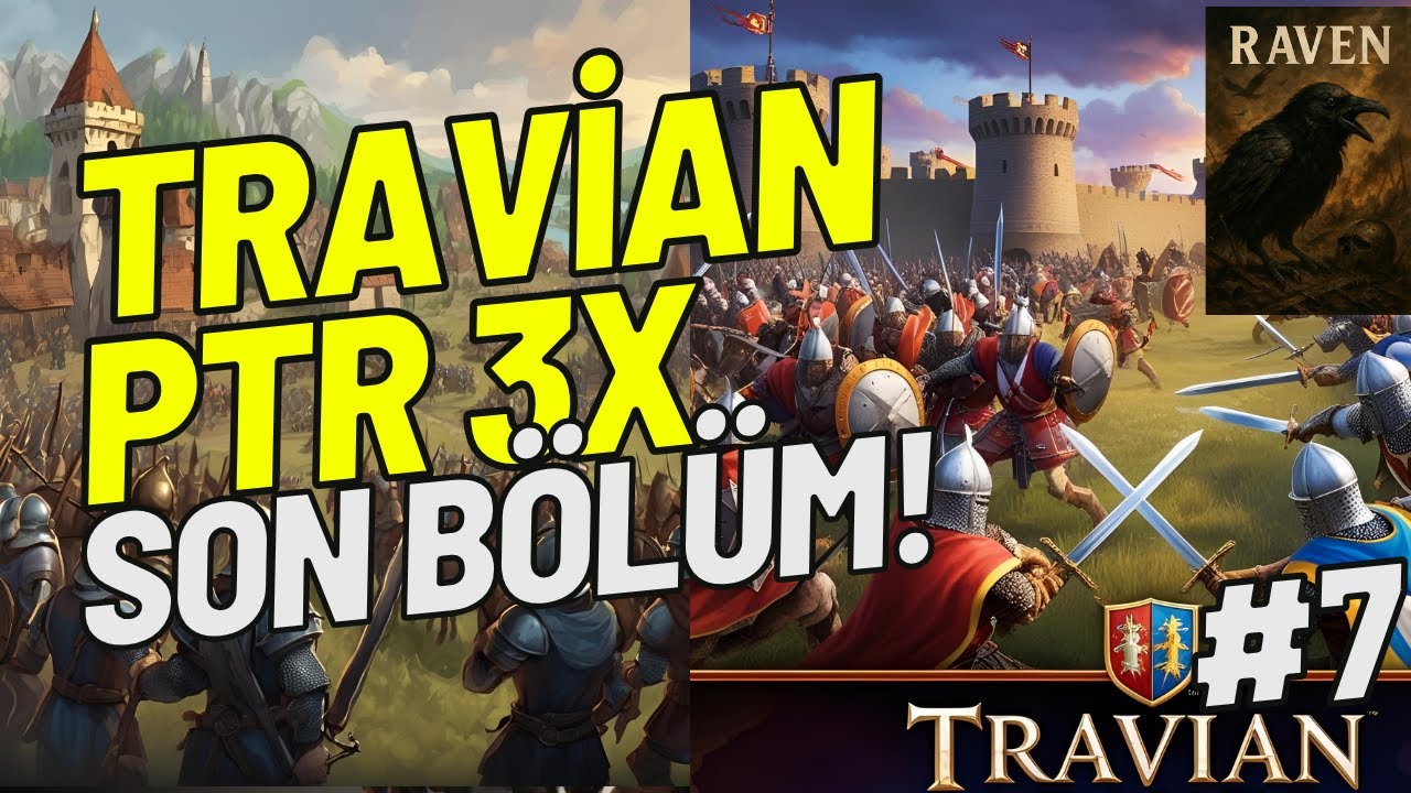 TRAVİAN PTR3X | RAVEN WOW RAPORLARI | SERVER BİTTİ KİM KAZANDI?