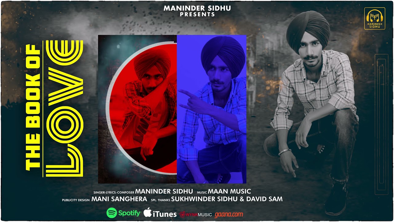 The book of love (Full Song) Maninder Sidhu | Maan Music | Latest Punjabi Videos 2021 | New Song|