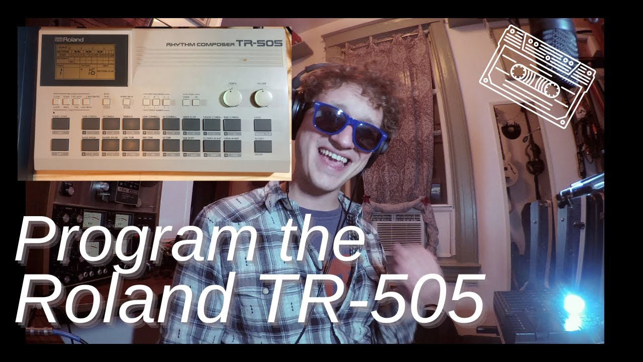 Roland TR - 505 - How to program beats on the weird drum machine ||| MADE ON TAPE