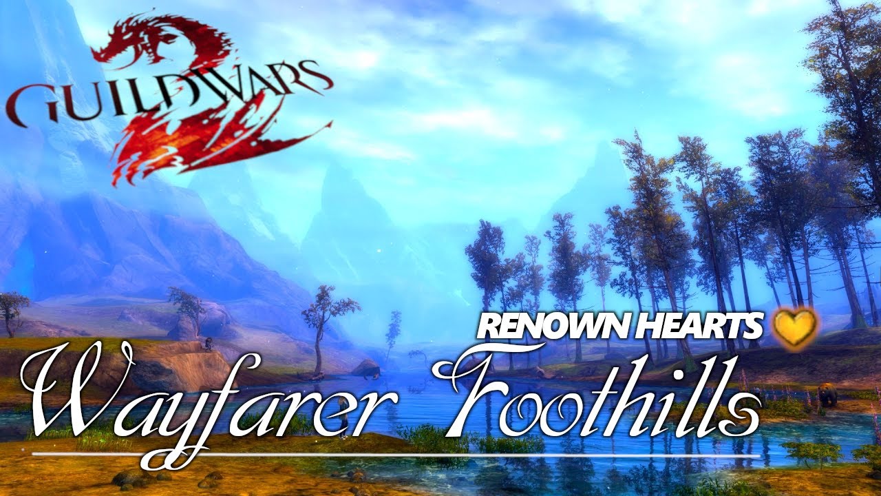 Guild Wars 2 - Wayfarer Foothills : Renown Hearts (Tasks 15/15)