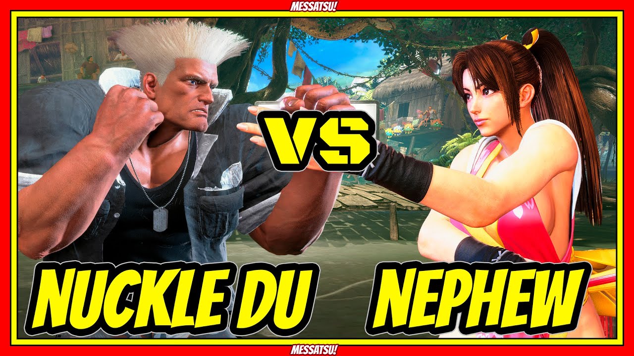 SF6 Nuckle Du (Guile) VS Nephew (Mai)💥Messatsu💥