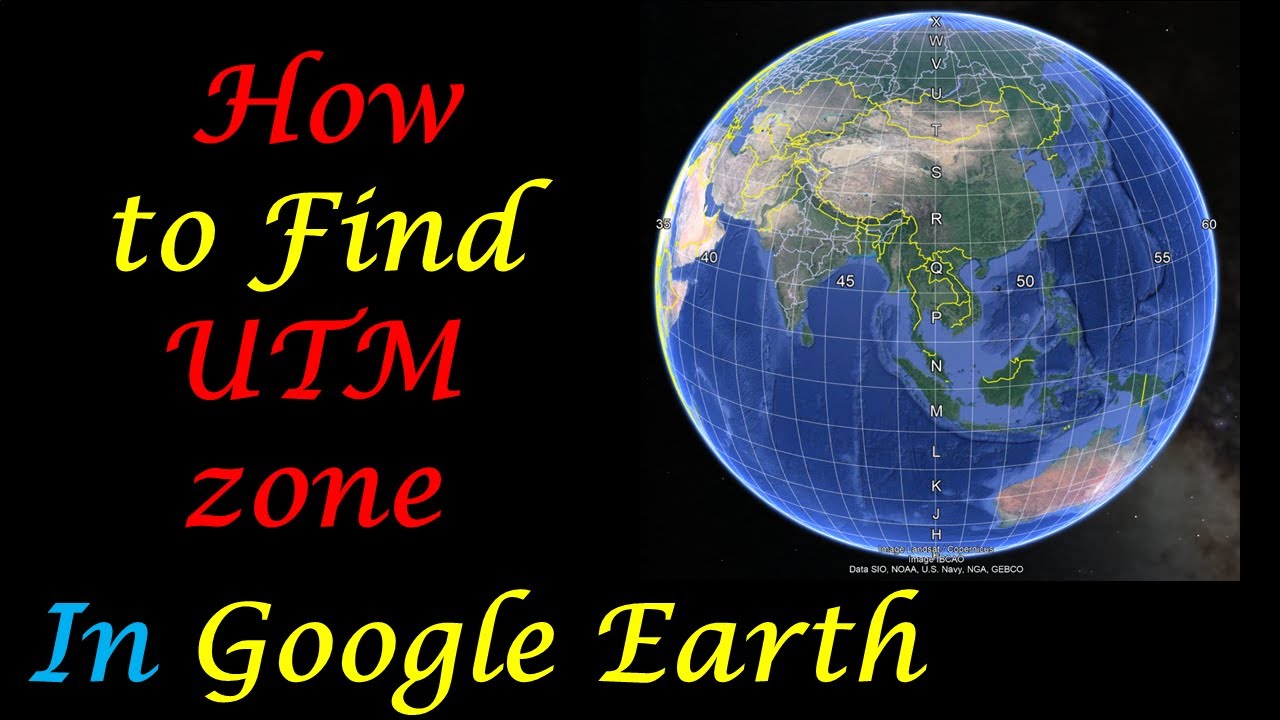 Зона UTM || Как найти зону UTM в Google Earth ||