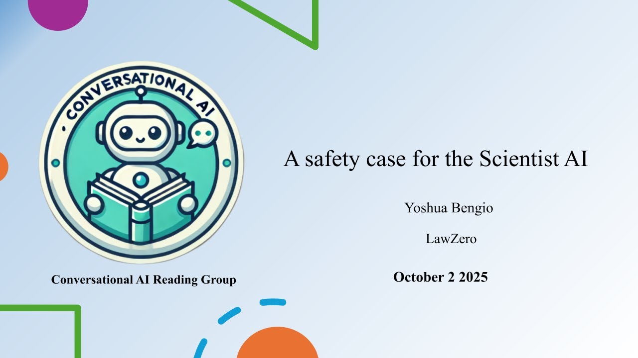 A safety case for the Scientist AI - Yoshua Bengio