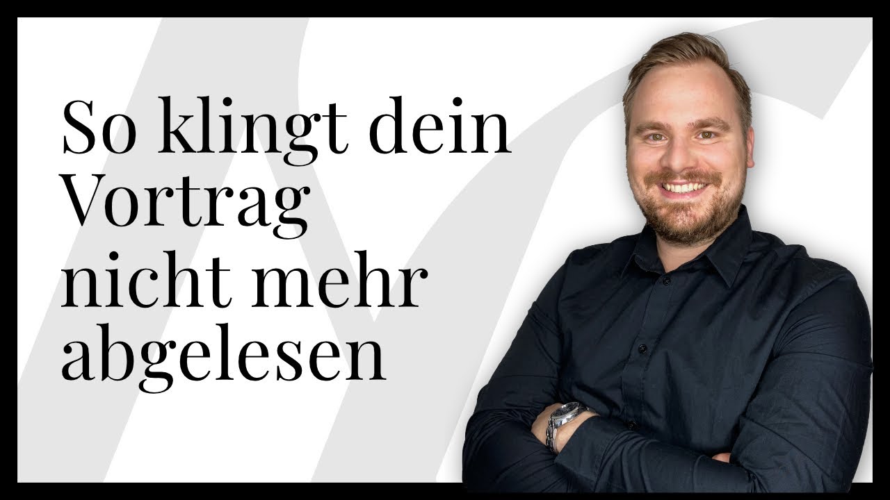 Frei sprechen: So klingt dein Vortrag nicht mehr abgelesen