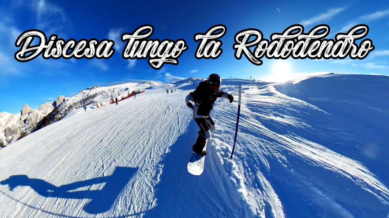 DISCESA lungo la RODODENDRO🔵| Piste a SAN MARTINO di CASTROZZA | [ASMR]