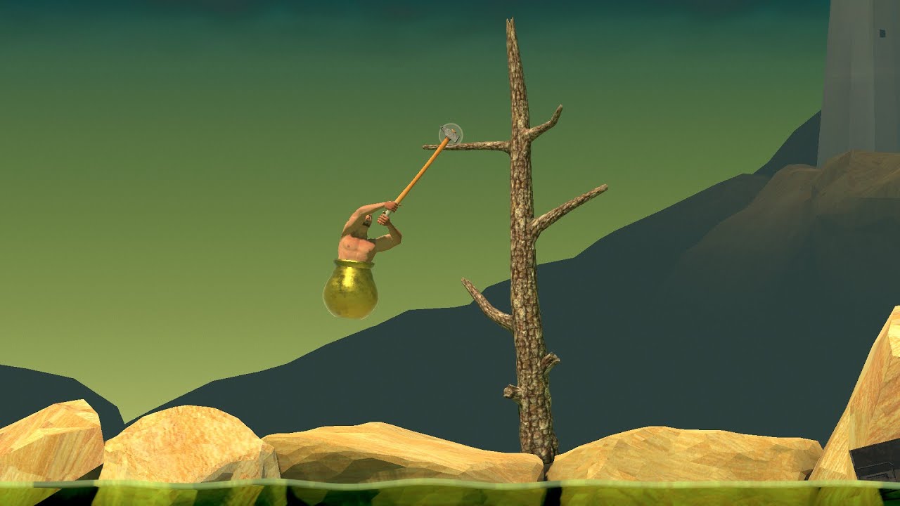 壺おじ練習　【Getting Over It with Bennett Foddy】