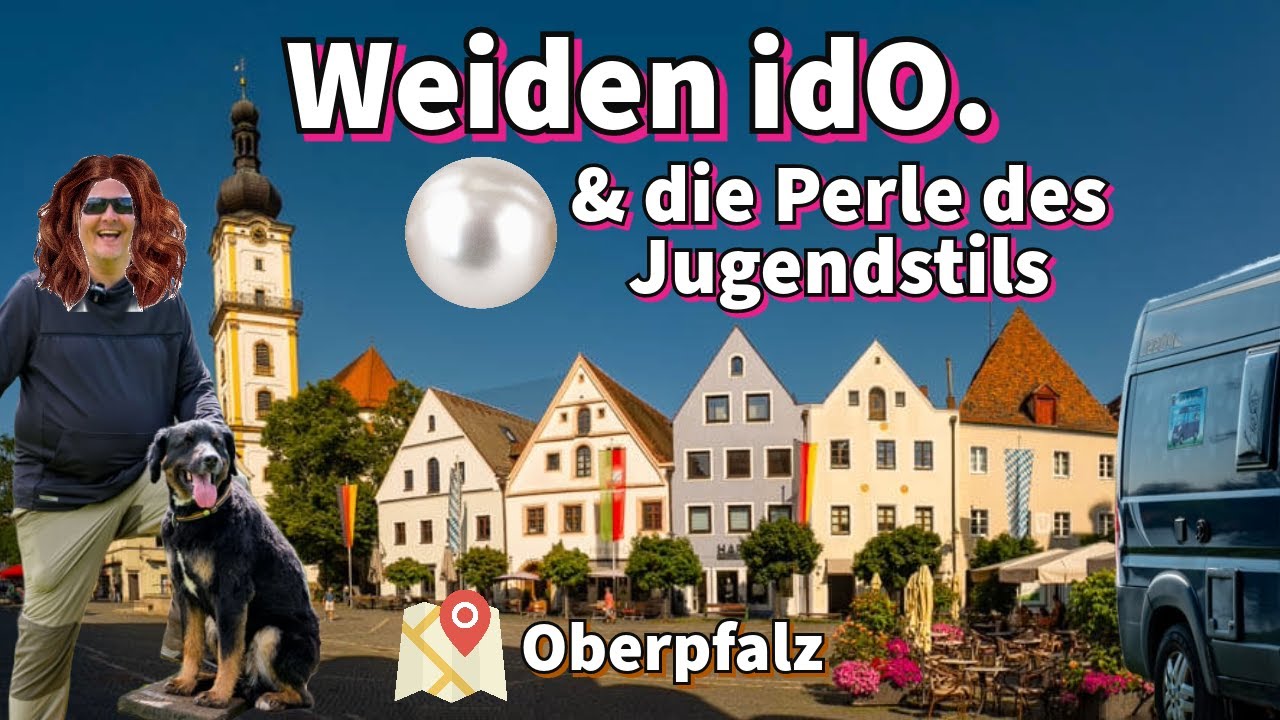 Wo hat die Jugend Stil? Ein Spaziergang durch Weiden in der Oberpfalz - Wohnmobiltour Oberpfalz 4K