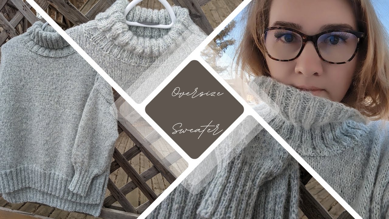 Свитер oversize со спущенным плечом. Просто, уютно и комфортно.
