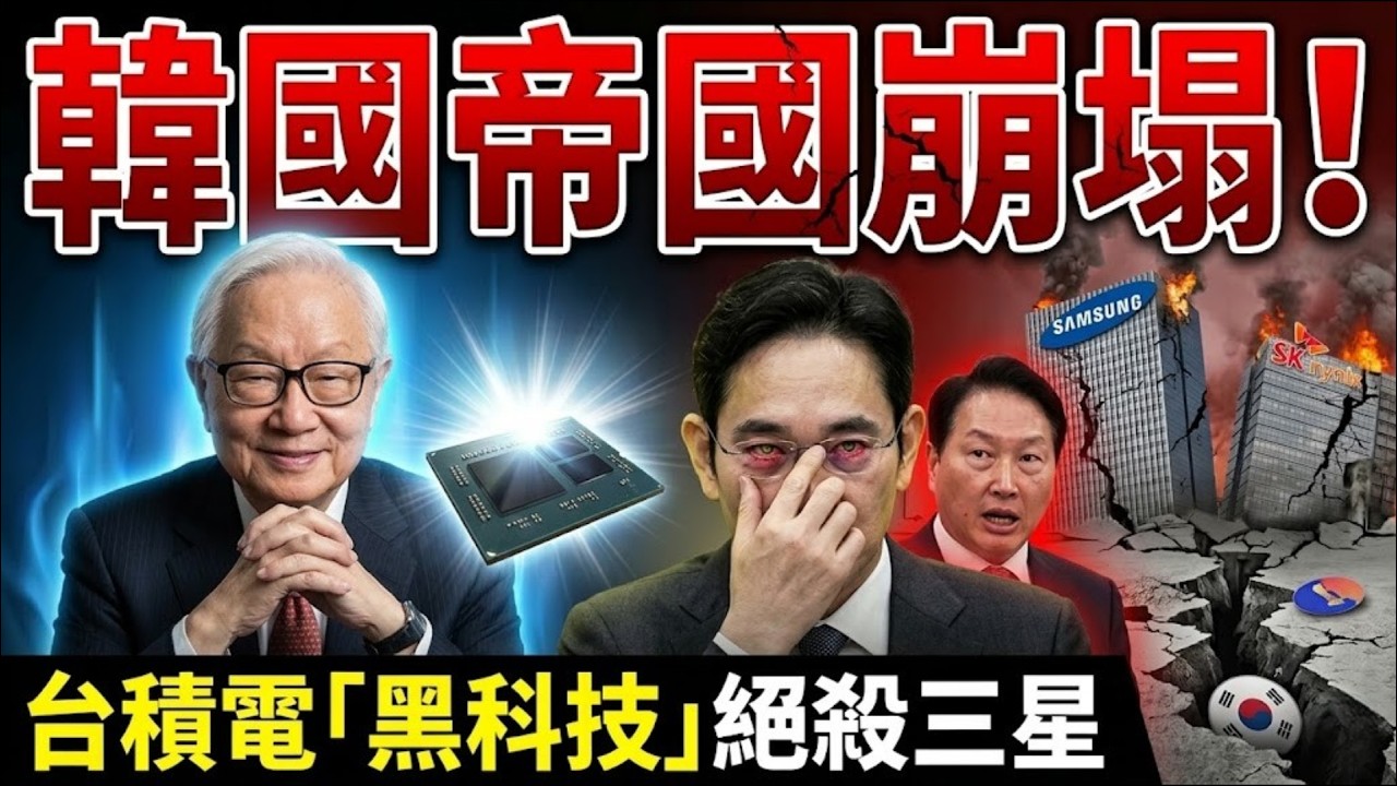 三星、海力士徹夜難眠！台灣聯手台積電祭出「這項黑科技」，韓國半導體帝國竟然從地基開始瓦解？