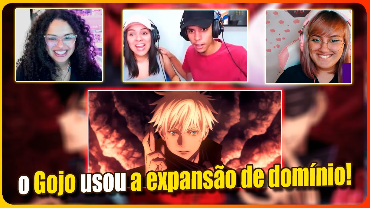 Vendo Gojo usa a Expansão de Domínio | MULTI - REACTS 😮🔥 |  Jujutsu Kaisen ep 7 (Dublado)