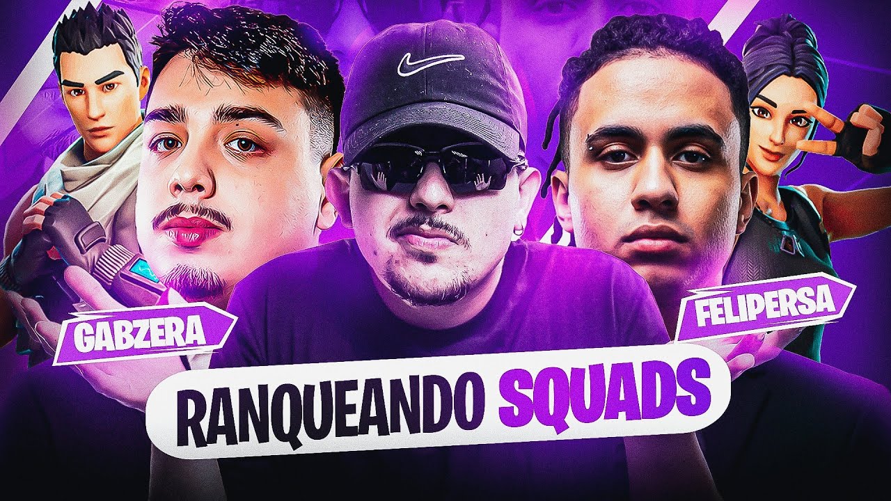 SQUADS ALEATÓRIOS de PROS - Felipersa e Gabzera farparam MUITO! 😂😂