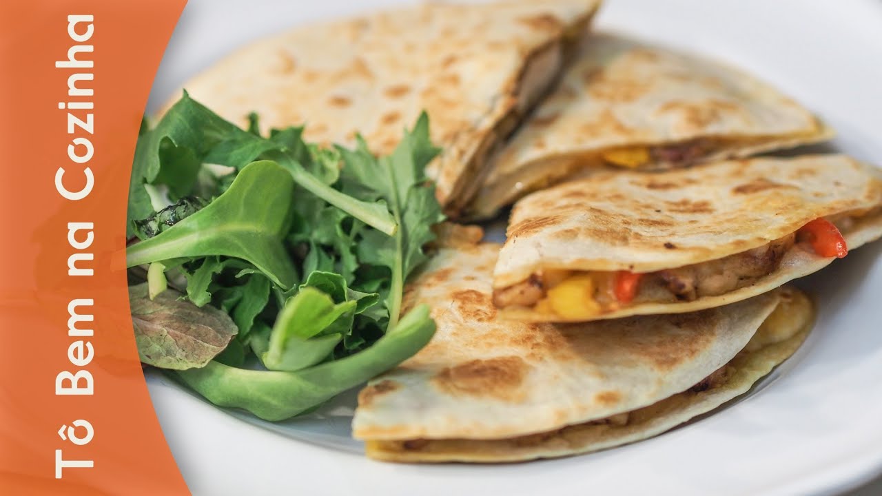 QUESADILLA DE FRANGO - Receita de quesadillas de frango (Episódio #6)