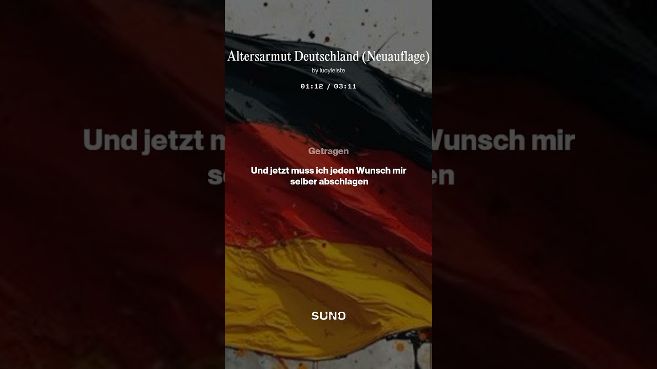 Altersarmut Deutschland (Neuauflage) #musik #music #song #lyric #deutsch #new #musikentdecken 