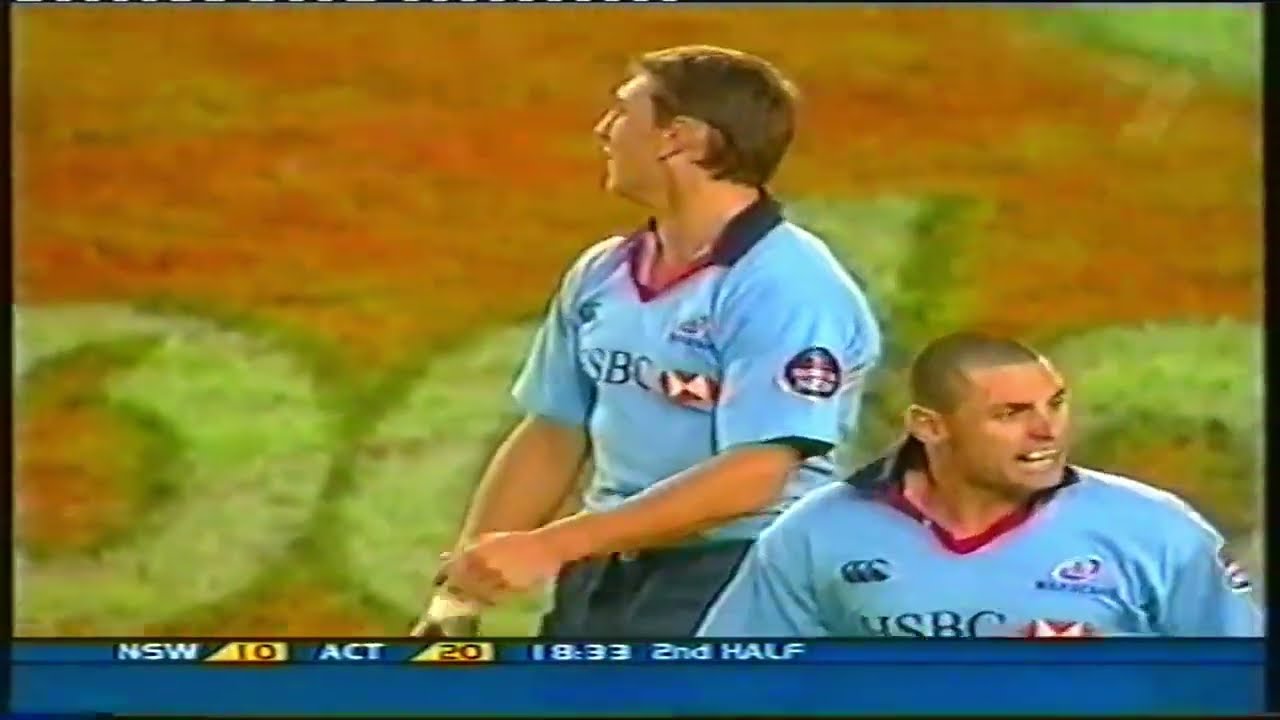 WARATAHS VS BRUMBIES,  SUPER 12 SEMI FINAL,  2002,  HIGHLIGHTS ONLY