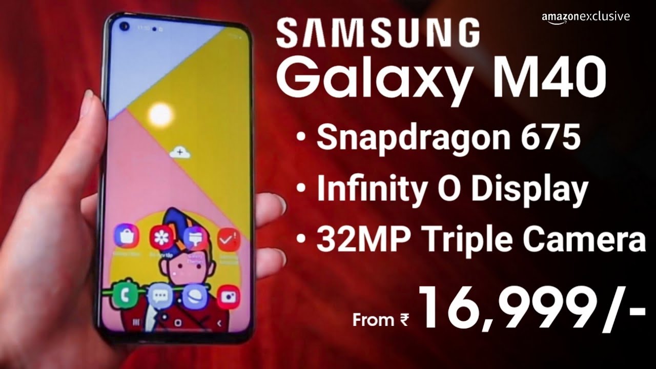 Samsung Galaxy M40 - Snapdragon 675, Infinity O Display, 32MP Selfie Camera | Samsung Galaxy M40