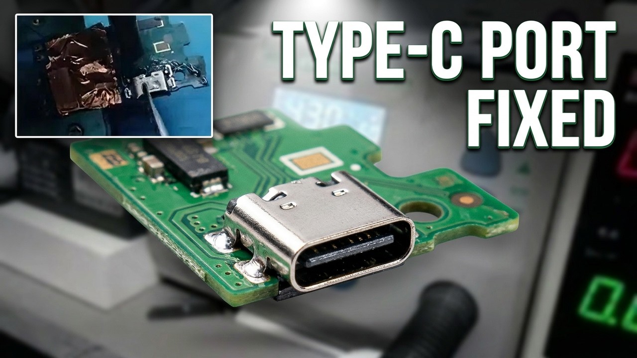 Type-C Port change Plz see video helpfull