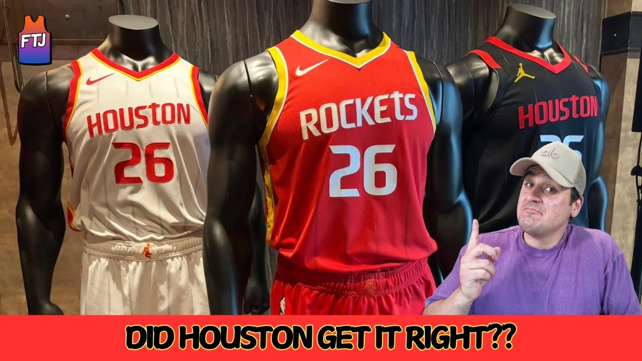 Houston Rockets Reveal Brand New Jerseys for 2026!
