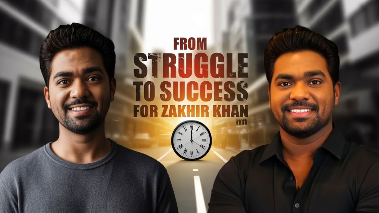 🚀The Untold Journey of Zakhir khan| 🥺Motivation + Comedy