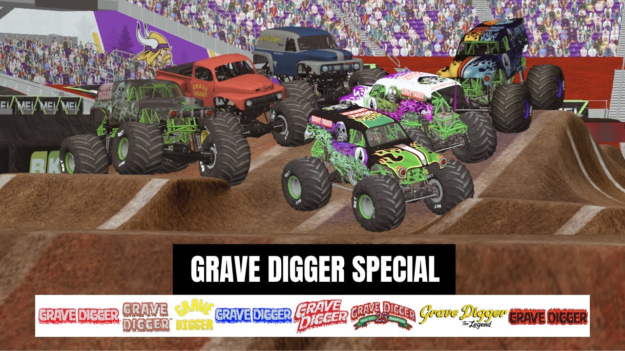 Rigs of Rods Monster Jam Grave Digger Special Freestyle