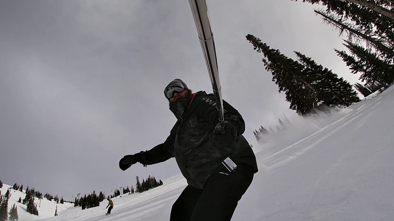 (Raw Footage) 41mph  Snowboarding run down Wild Willie & bottom Teton Valley Traverse Grand Targhee