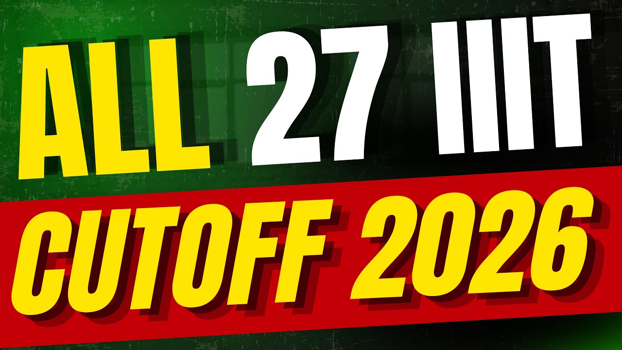 All IIIT Cutoff 2026 🔥 Every Branch & Category Covered | Complete JoSAA Guide